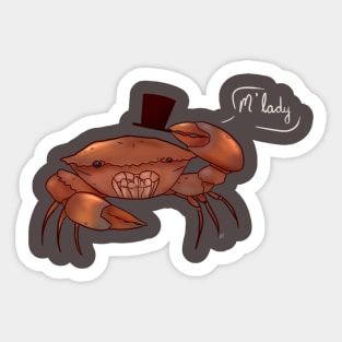 Fancy Crab Sticker